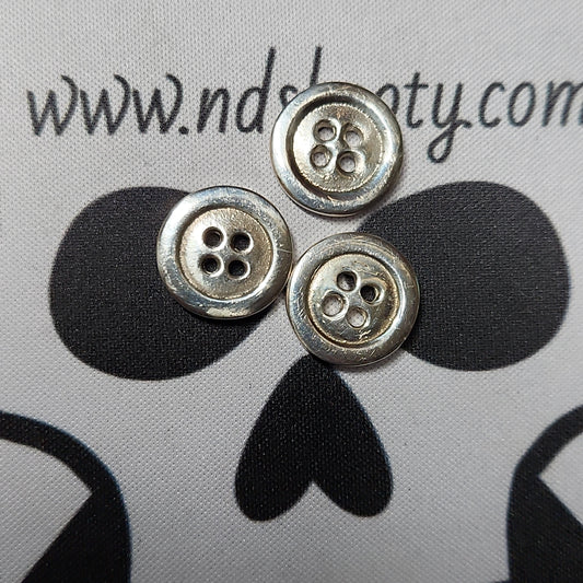 925  Sterling silver handmade Buttons