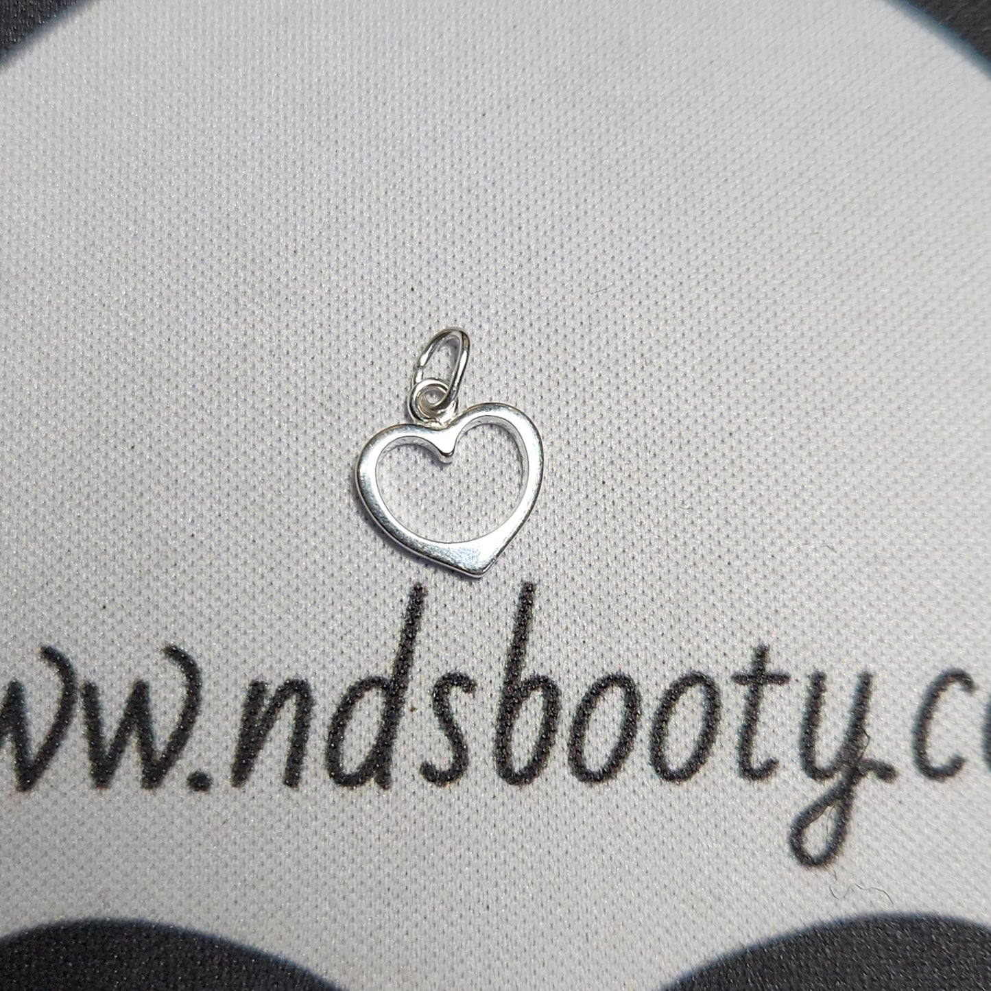 .925 Small Heart Charm