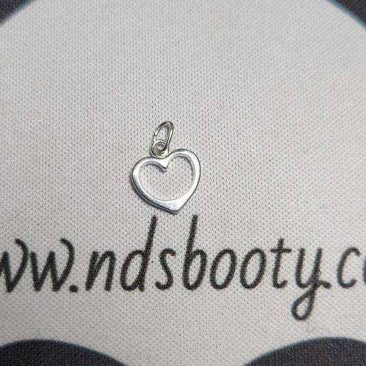 .925 Small Heart Charm