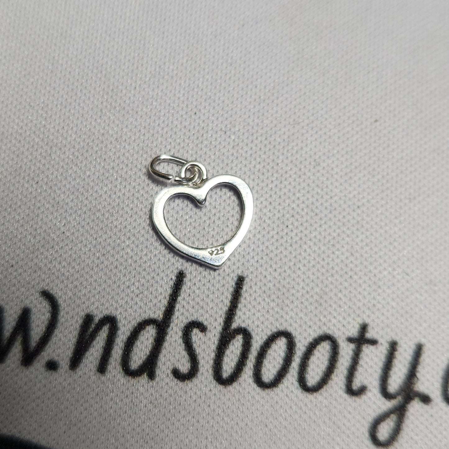 .925 Small Heart Charm