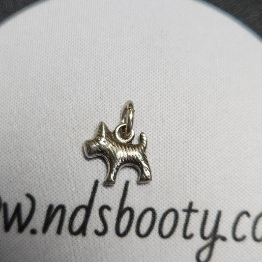 Handmade 925 dog charm