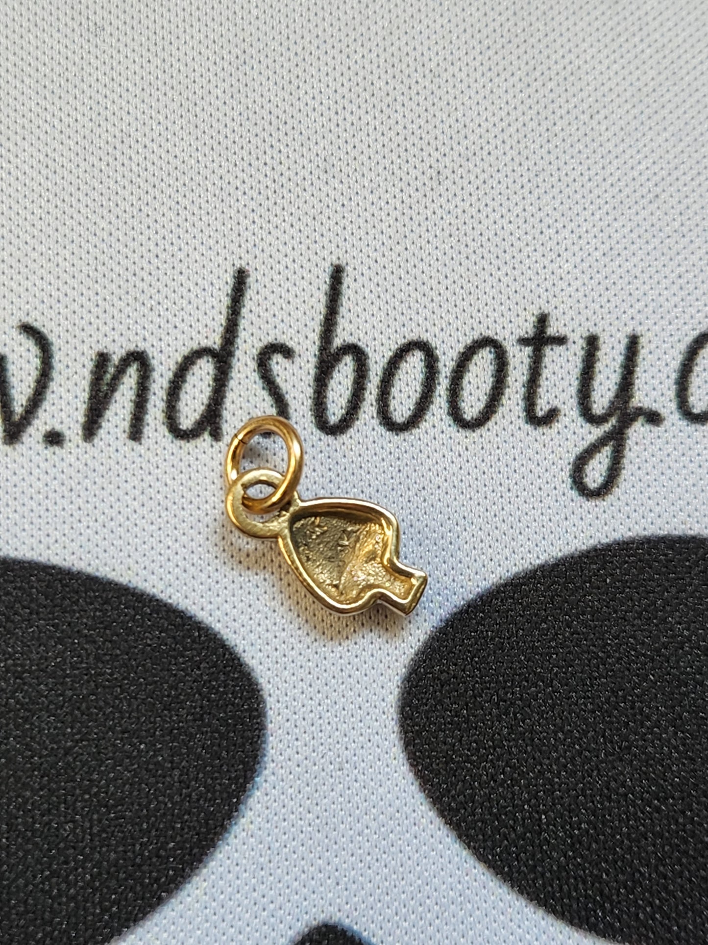 14k Gold Mini Mushroom - Handmade