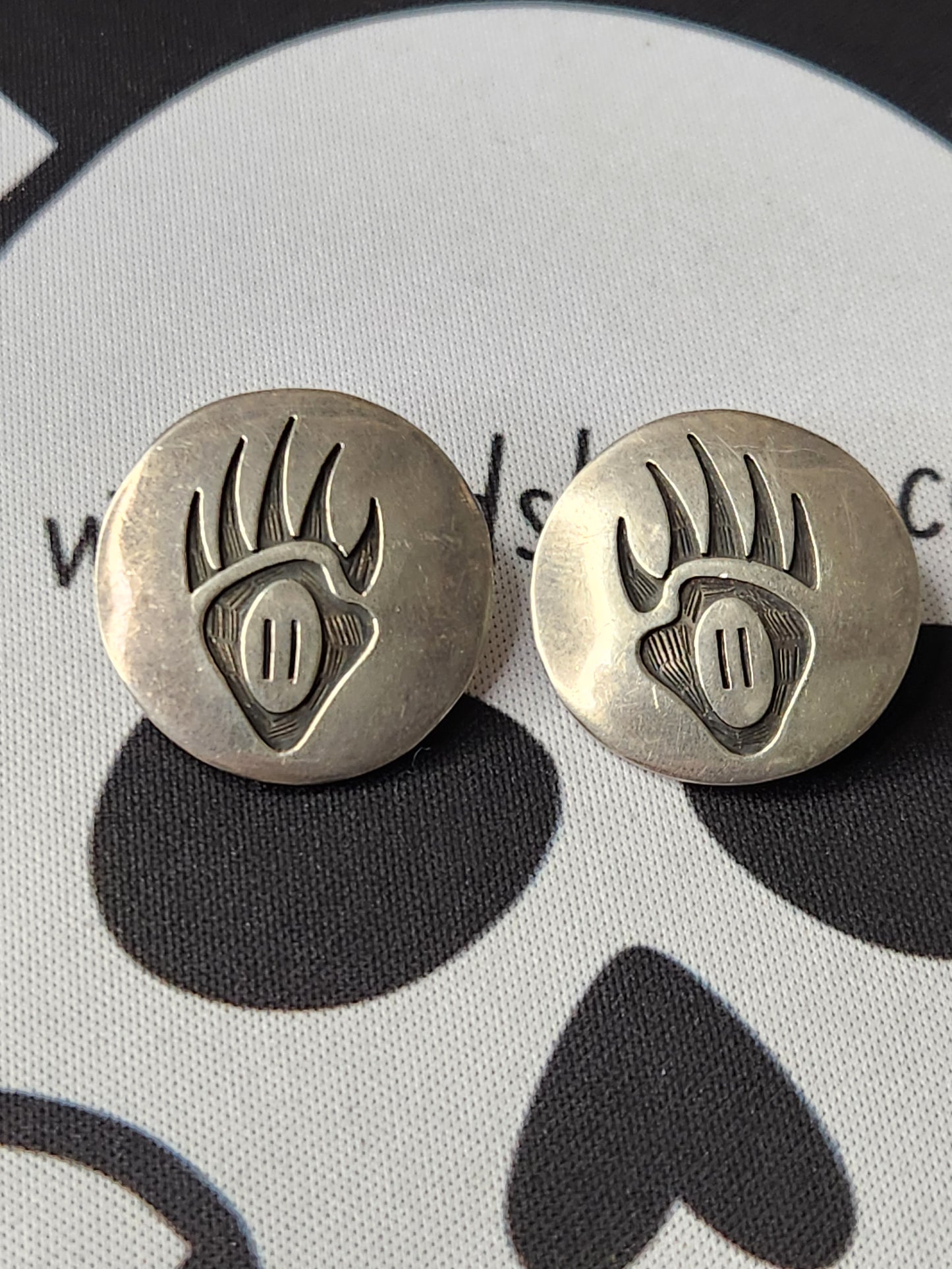 .925 Sterling Silver Earrings (signed)