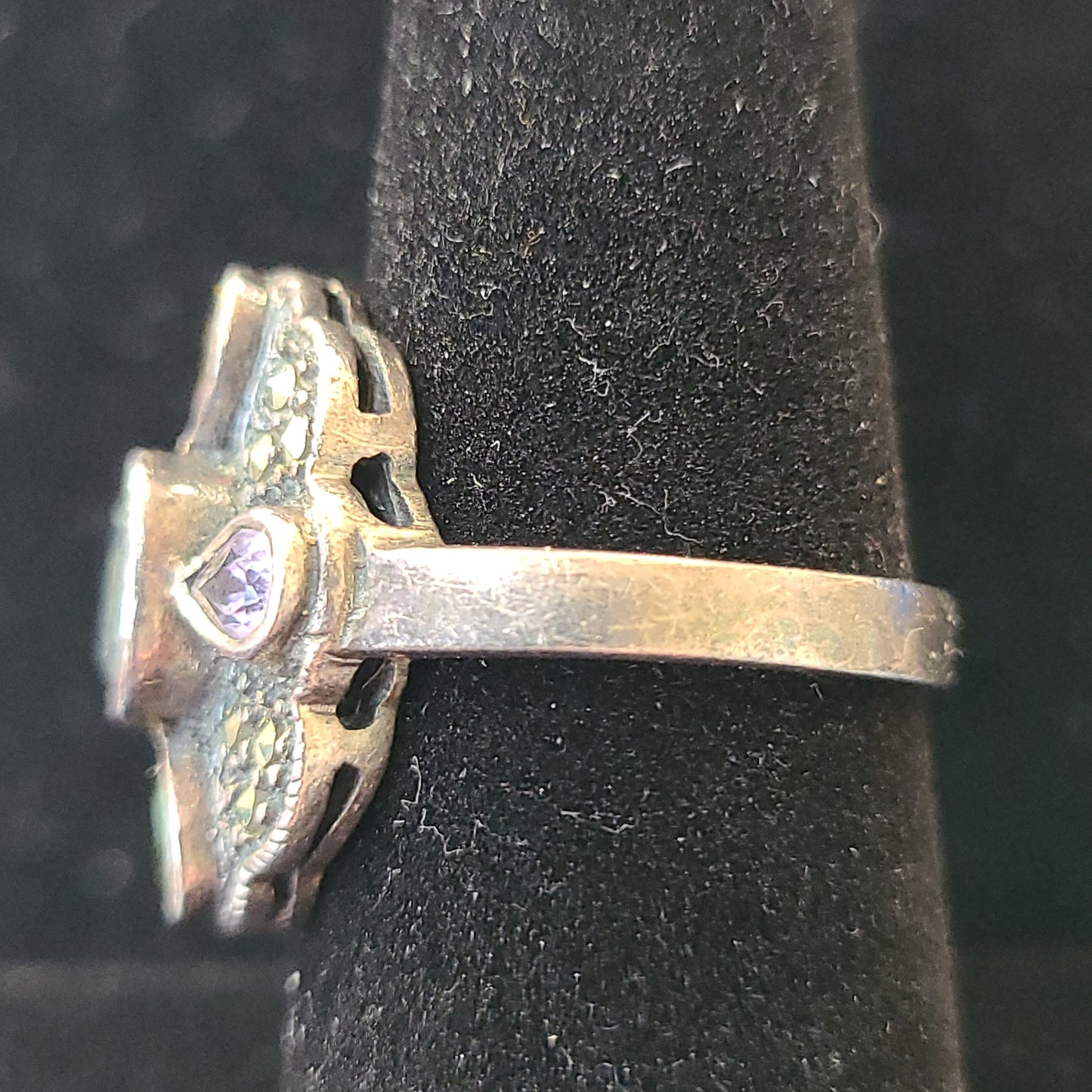 .925 Sterling Silver Gemstone Ring