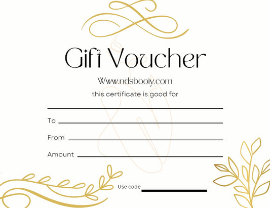 Gift certificate