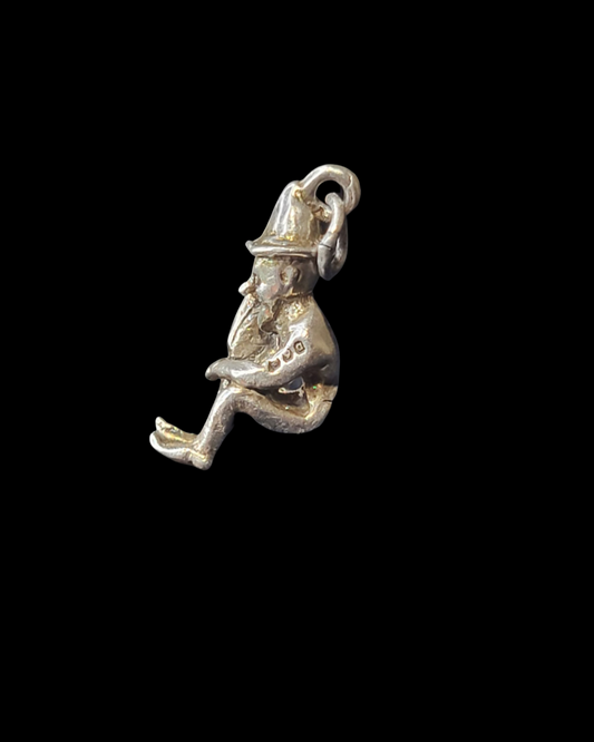 .925 Sterling Silver Vintage Elf Charm