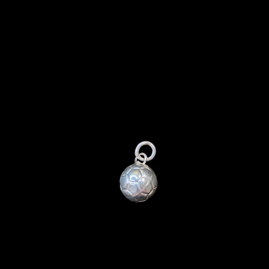 .925 Sterling Silver Soccer Ball Charm